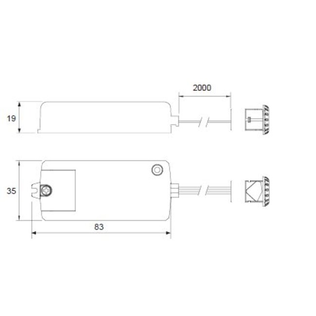 SELF Electronics Infrared mini Sensor Switch 250 watt On / Off HZK218C