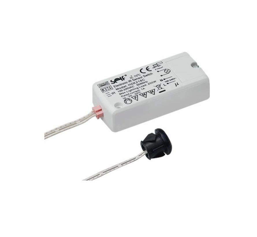 Infrared mini Sensor Switch 250 watt On / Off HZK218C