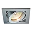 R&M Line Square aluminum recessed spotlight Qubo GU10