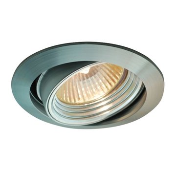 R&M Line Tiltable recessed spotlight Silver Tilt 050