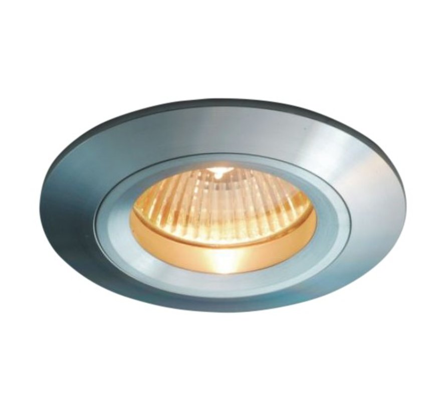 Aluminum recessed spot Silver Fix 010  230V GU10