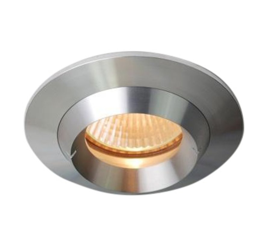 Inbouwspot / badkamerlamp Seal IP65 aluminium-mat