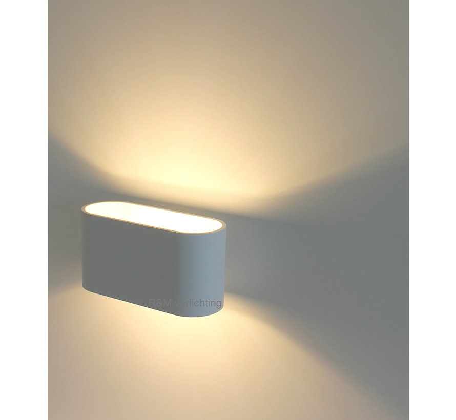 Wall lamp Oval white G9 230v