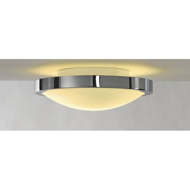 SLV Ceiling lamp round Corona IP21 230v E27 chrome