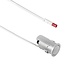 R&M Line Cabinet recessed switch on/off D: 29,5mm 230v satin-nickel
