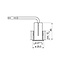 R&M Line Cabinet recessed switch on/off D: 29,5mm 230v satin-nickel