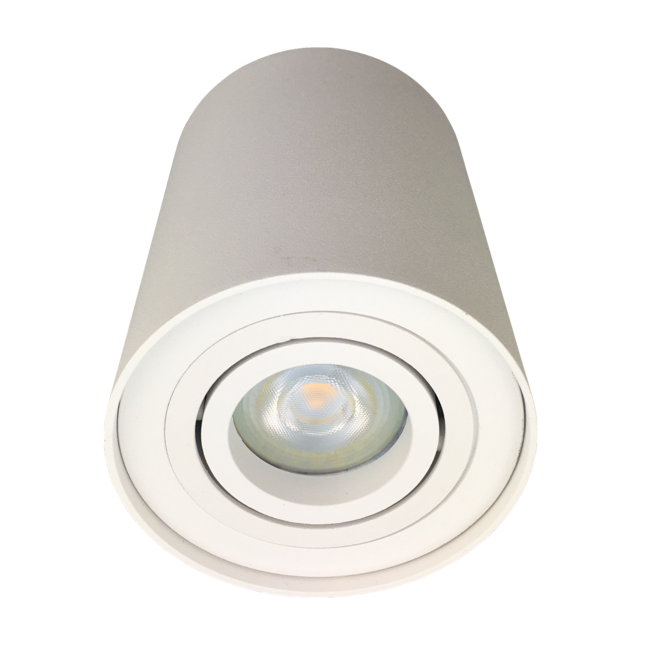 R&M Line Surface-mounted spotlight Obi1 Round GU10 white