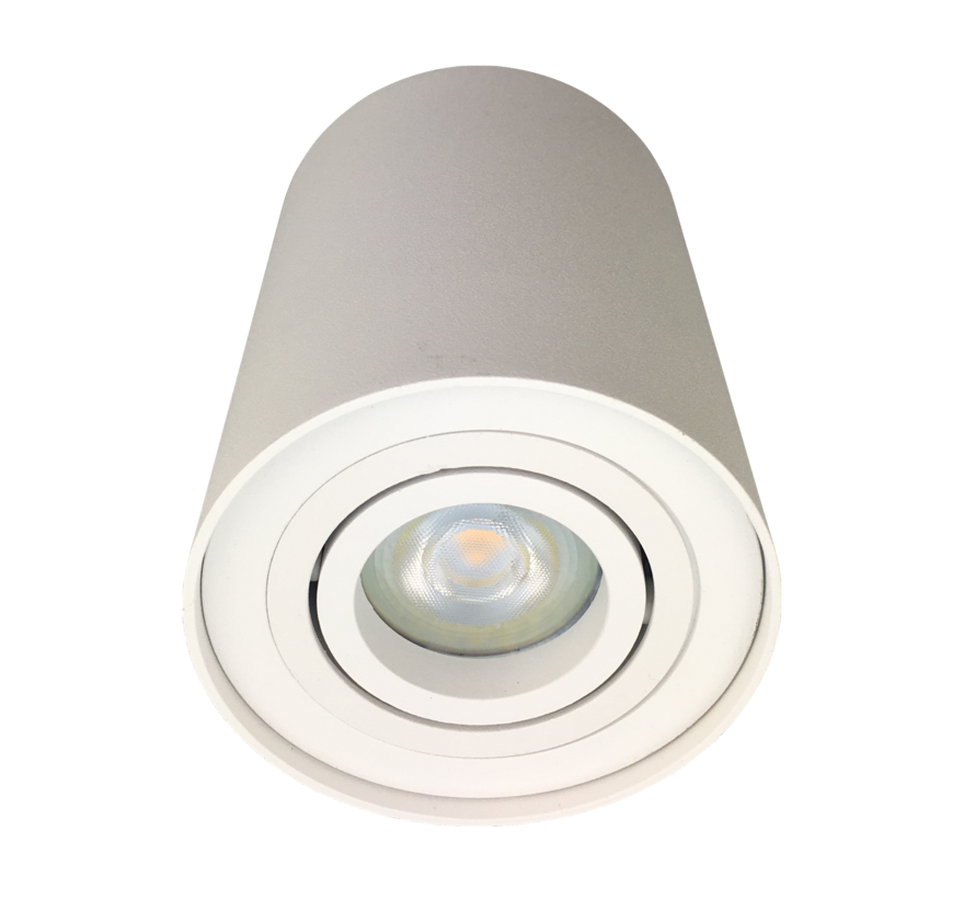 Surface-mounted spotlight Obi1 Round GU10 white