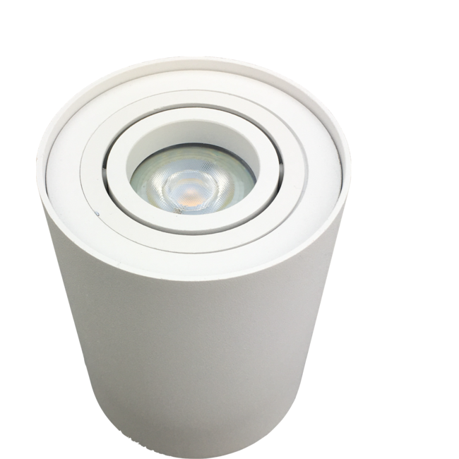 R&M Line Surface-mounted spotlight Obi1 Round GU10 white