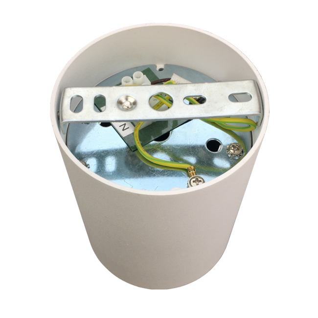 R&M Line Opbouwspot Obi1 Rond GU10 wit