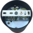 R&M Line Surface-mounted spotlight Obi1 Round GU10 black