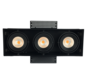 Trimless triple  LED inbouw armatuur 3x8 Watt