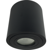 R&M Line Surface mounted spot IP44 GU10 LED black