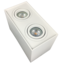 R&M Line Surface-mounted LED downlight double Obi2 GU10 white