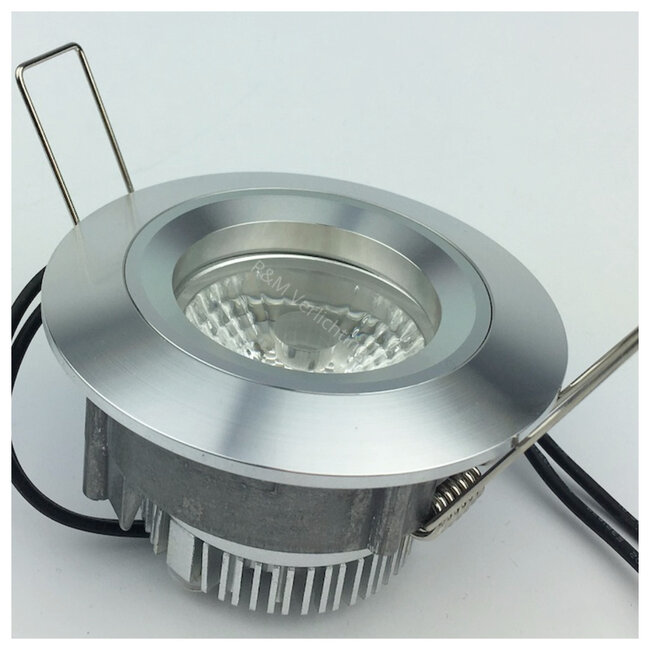 R&M Line Aluminum recessed spot Silver Fix 010  230V GU10