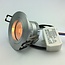 R&M Line LED downlight silver FIX-R 6W IP65 3000-1800 Kelvin dim-to-warm