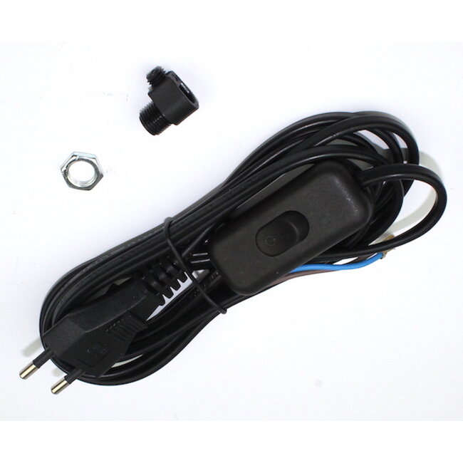 R&M Line Aansluitset snoer met schakelaar en trekontlaster