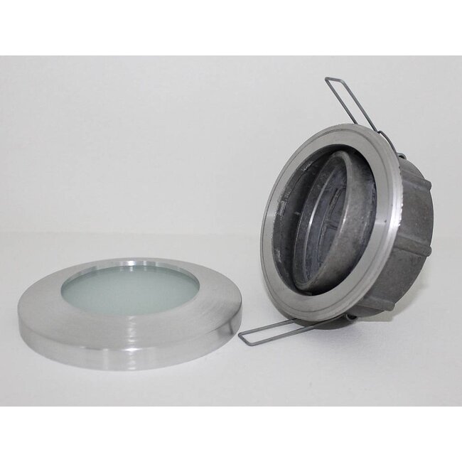 R&M Line Inbouwspot / badkamerlamp Smooth IP65 alu-mat kantelbaar