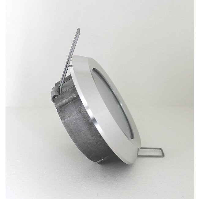 R&M Line Inbouwspot / badkamerlamp Steam flat IP65 aluminium