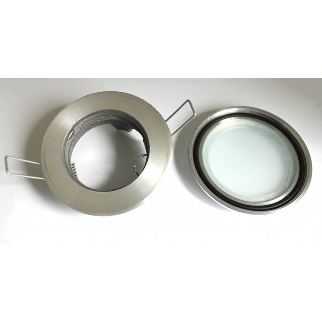 R&M Line Inbouwspot / badkamerlamp Steam flat IP65 aluminium