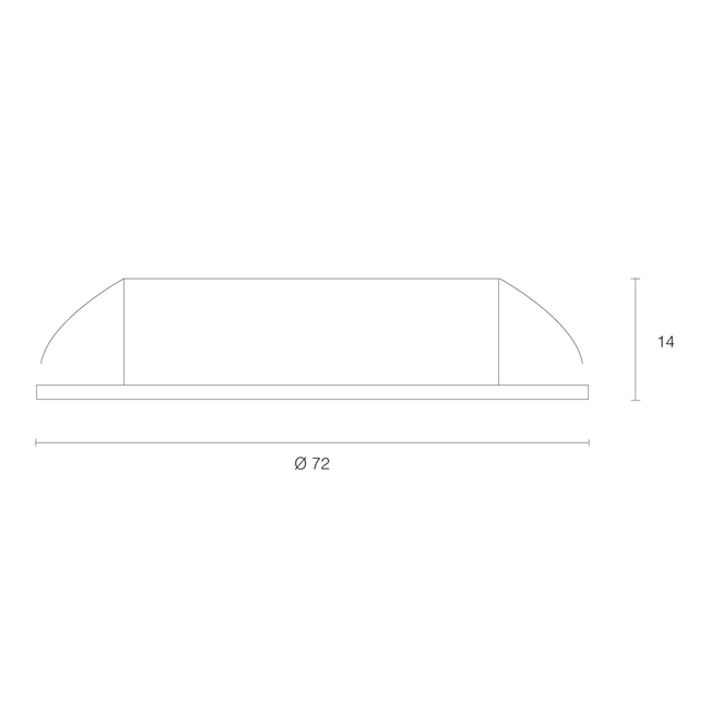 R&M Line Cabinetspot LED Accent Two round rvs-look 3,15w 350mA