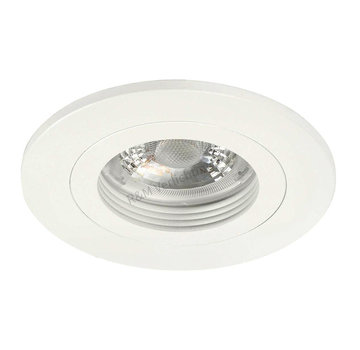 R&M Line Downlight Fix blade round white GU10