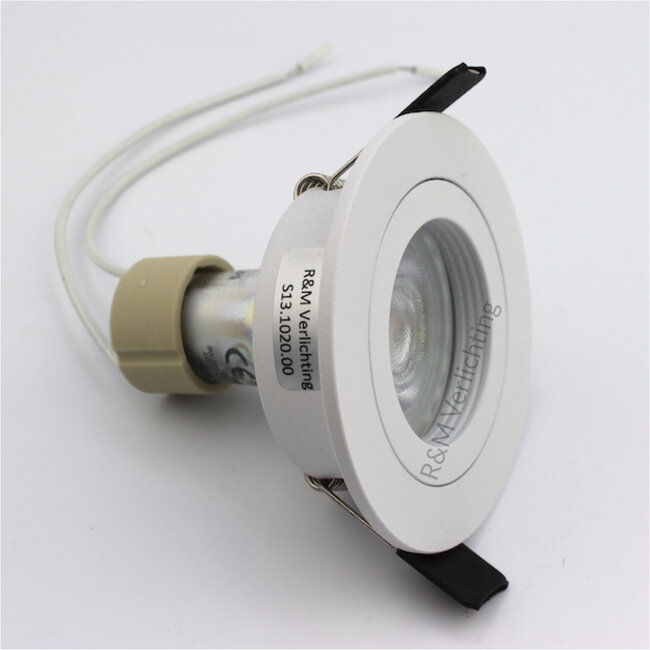 R&M Line Downlight Fix blade round GU10 230v white