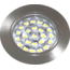 R&M Line LED meubel inbouwspot plat 12v 1.7w SMD IP44 rvs look