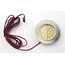 R&M Line LED meubel inbouwspot plat 12v 1.7w SMD IP44 rvs look