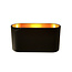R&M Line Wall lamp Oval LED black and gold  G9 230v