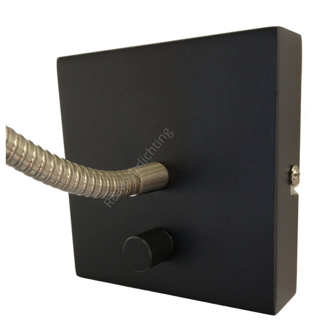 R&M Line Wall lamp LED flex Blitz Black 3 watt dimmable