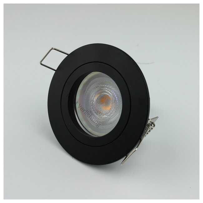 R&M Line Inbouwspot FIX Blade rond GU10 230v zwart