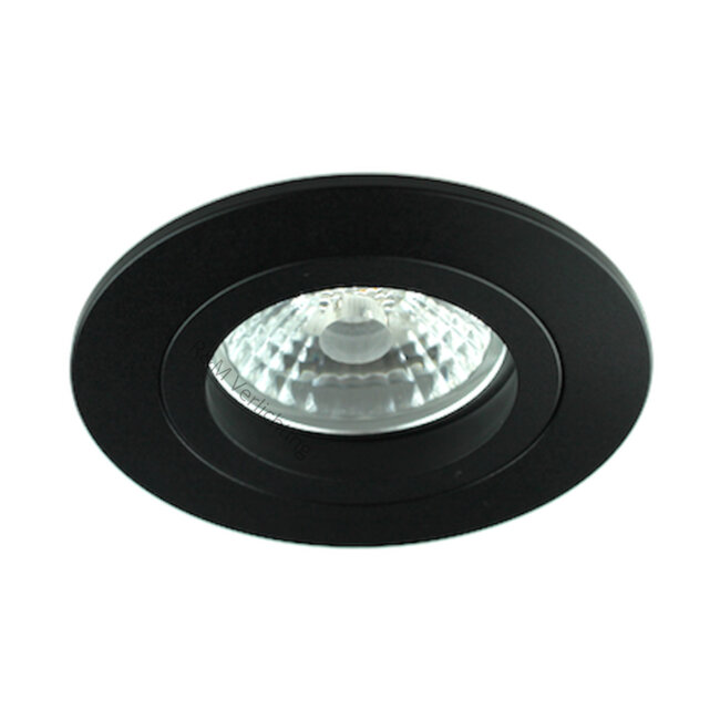 R&M Line Inbouwspot FIX Blade rond GU10 230v zwart