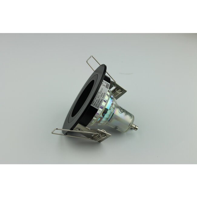 R&M Line Inbouwspot FIX Blade rond GU10 230v zwart