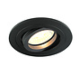 Recessed downlight Tilt blade 50 R Black GU10