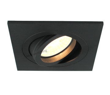 R&M Line Recessed downlight Tilt blade Q black