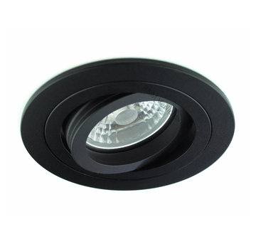 R&M Line LED downlight round black 8w IP65 dimmable