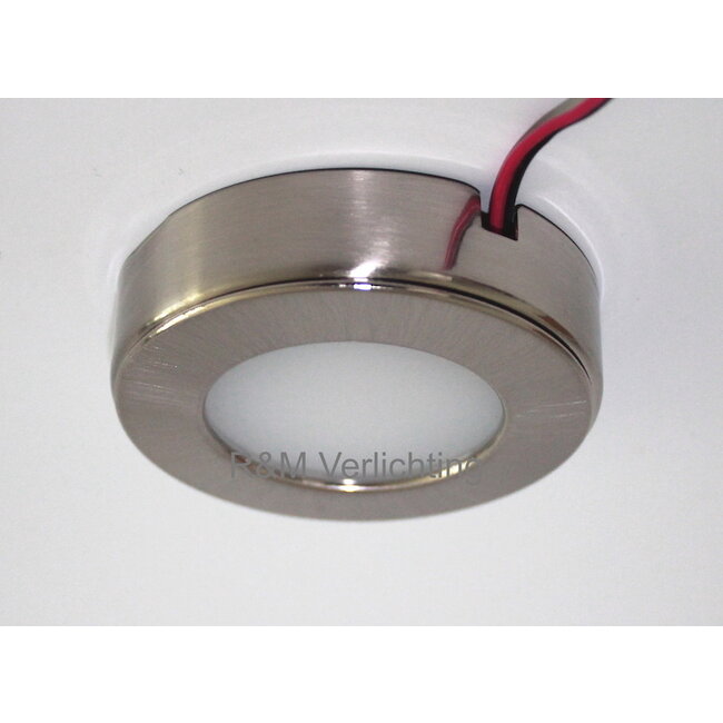 R&M Line Kastverlichting LED rond opbouwspot 2.9w 12v DC 2700k warm wit