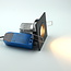 R&M Line LED square downlight black 8w IP65 2700k dimmable