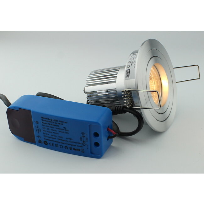 R&M Line Inbouwspot Tilt R LED 8 watt module 2700k IP65 dimbaar