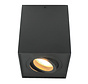 Surface-mounted spotlight Obi1 Square GU10 black