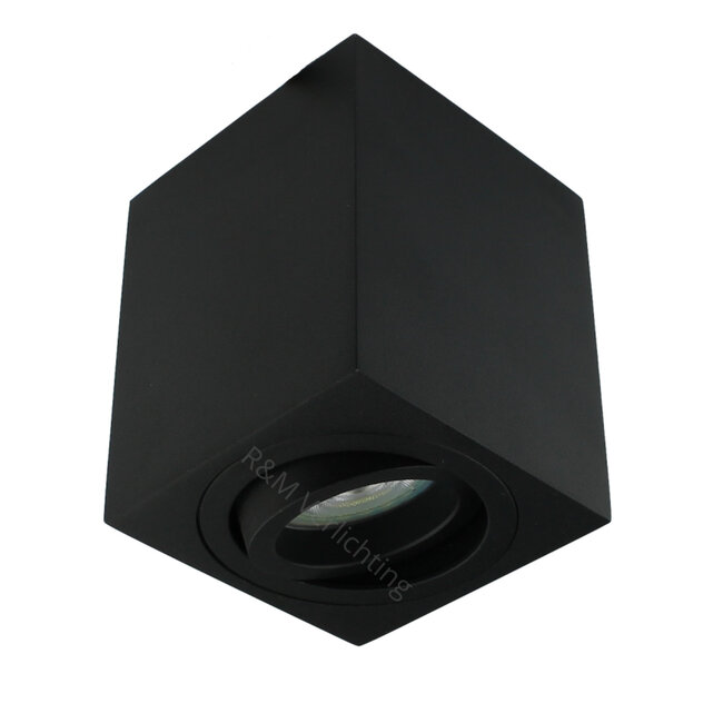 R&M Line Surface-mounted spot Rebel GU10 black