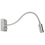 R&M Line Wall lamp LED flex Blitz brushed steel 3 watt dimmable