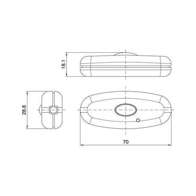 Arditi Snoer dimmer LED wit 230Volt 10-150 Watt