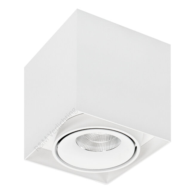 Lumi Parts Surface-mounted Luminaire Caja LED 1-light white 2700K Dimmable