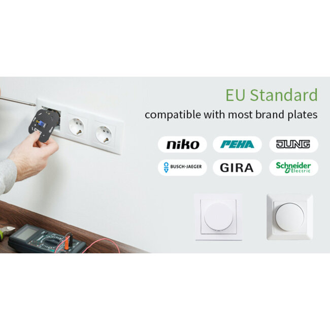 R&M Line Universele LED muurdimmer 5-150Watt