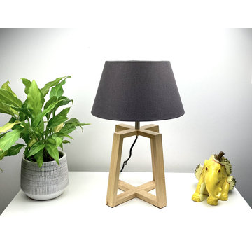 Highlight Table lamp Quatro wood