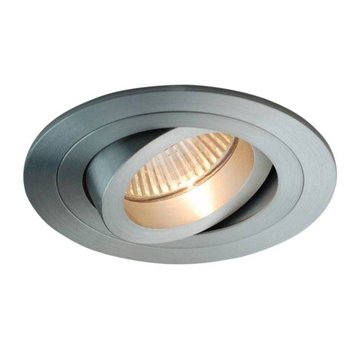 R&M Line Inbouwspot Mini Tilt Rond aluminium-mat