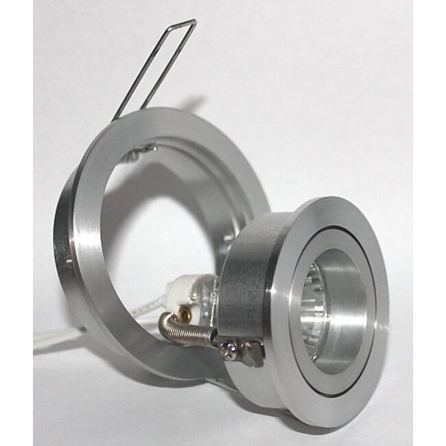 R&M Line Recessed spot Mini Tilt Blade 35 Round aluminum