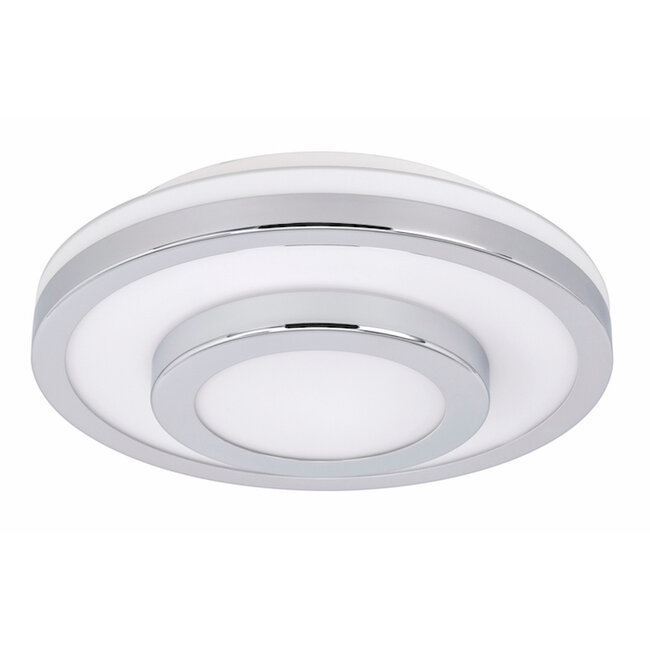Highlight Plafondlamp LED Master chroom groot IP44